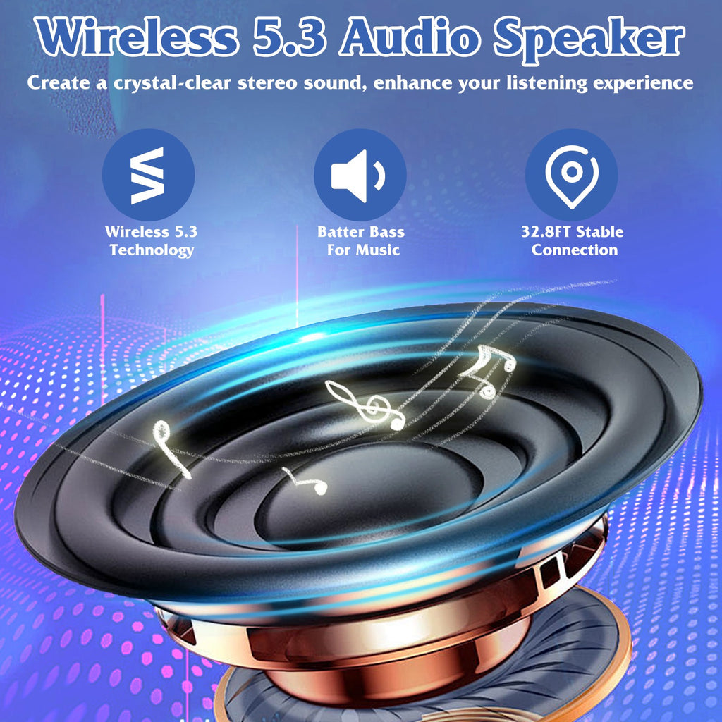 Smart Fold Wireless Speaker Stand & Power Bank