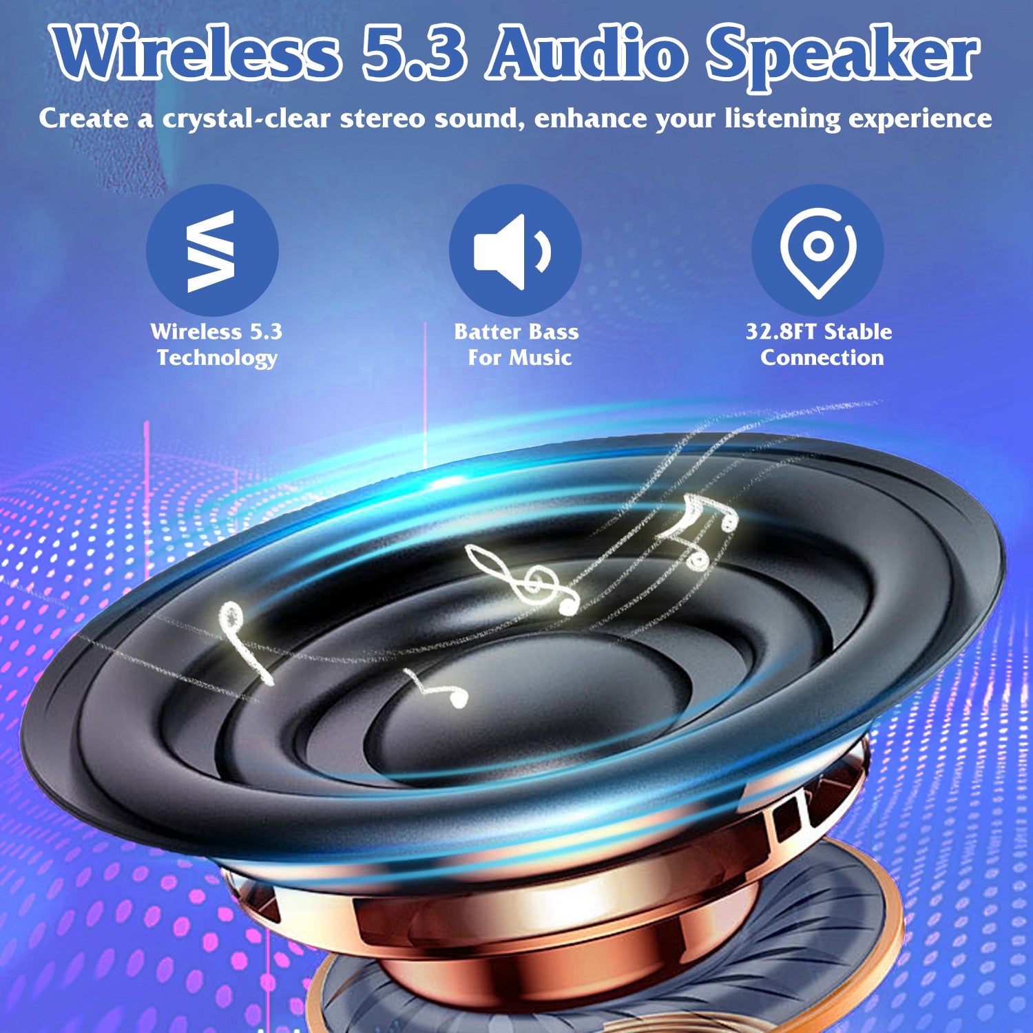 Smart Fold Wireless Speaker Stand & Power Bank