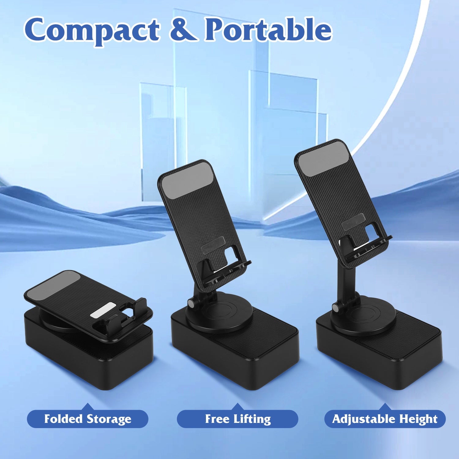 Smart Fold Wireless Speaker Stand & Power Bank