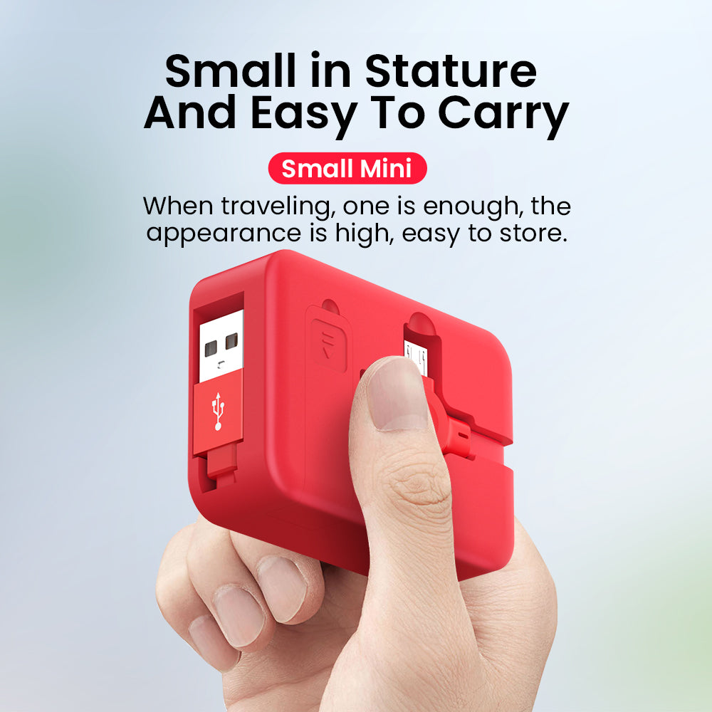 4 In 1 Retractable  Fast Charging Cable with Phone Stand